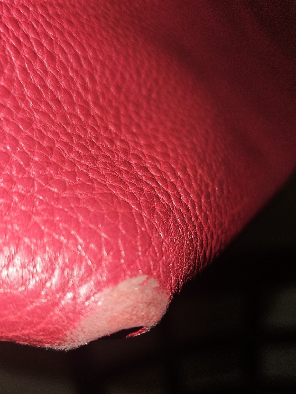 Dooney & Bourke Red Pebbled Leather Shoulder Bag - Picture 3 of 10